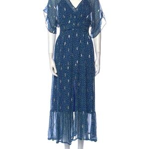 ba&sh Silk Maxi Dress | Size 1 (Small)